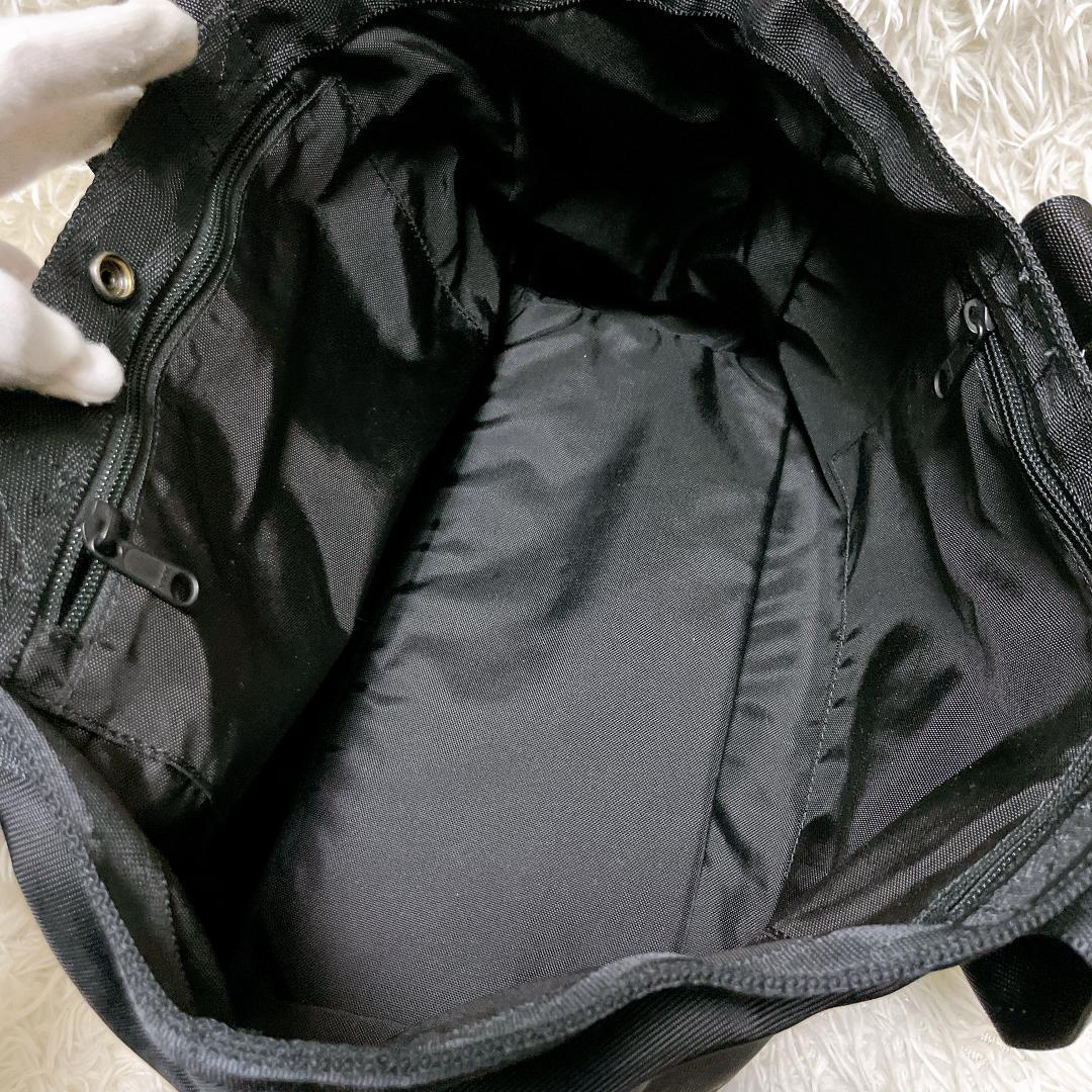 美品 ポーター ラウンド トートバッグ ナイロン A4 ブラック 希少 廃盤