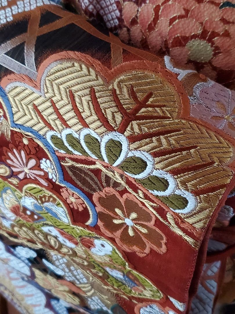 【1/12終了＊フルセット】振袖　袋帯　帯揚げ　帯締め　トールサイズ　お直し無料