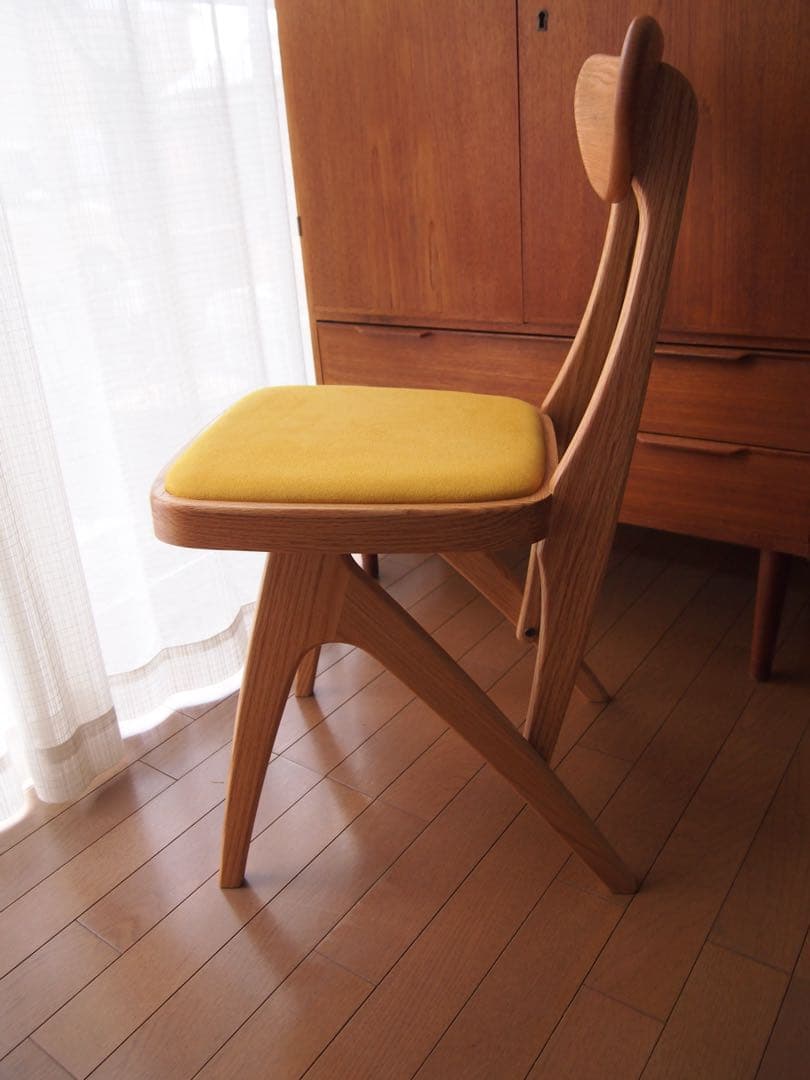 ミナペルホネン マルニ木工 デルタチェアB ハンドメイド 生地 タンバリン いす