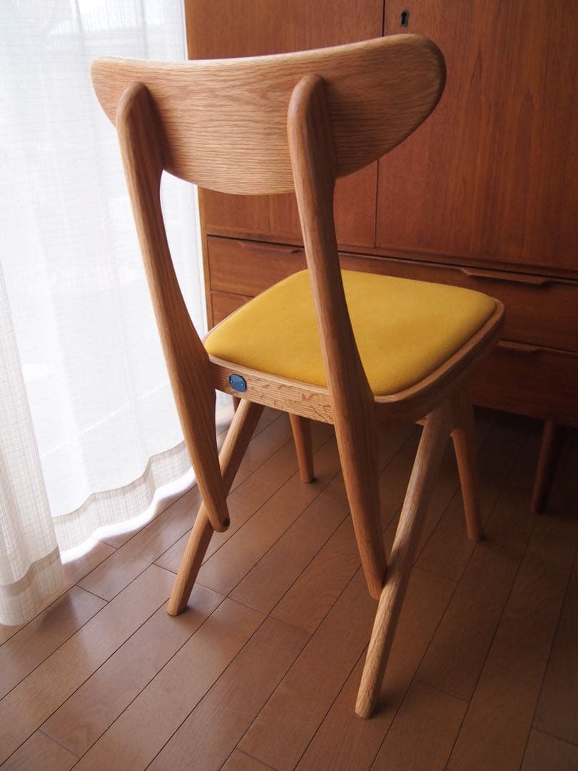 ミナペルホネン マルニ木工 デルタチェアB ハンドメイド 生地 タンバリン いす