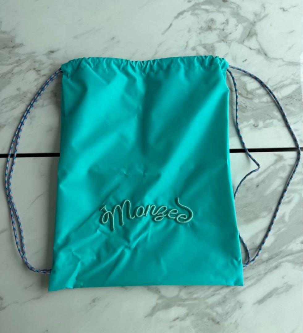 【未使用品】monzee モンジー ナイロンバッグ 立体刺繍