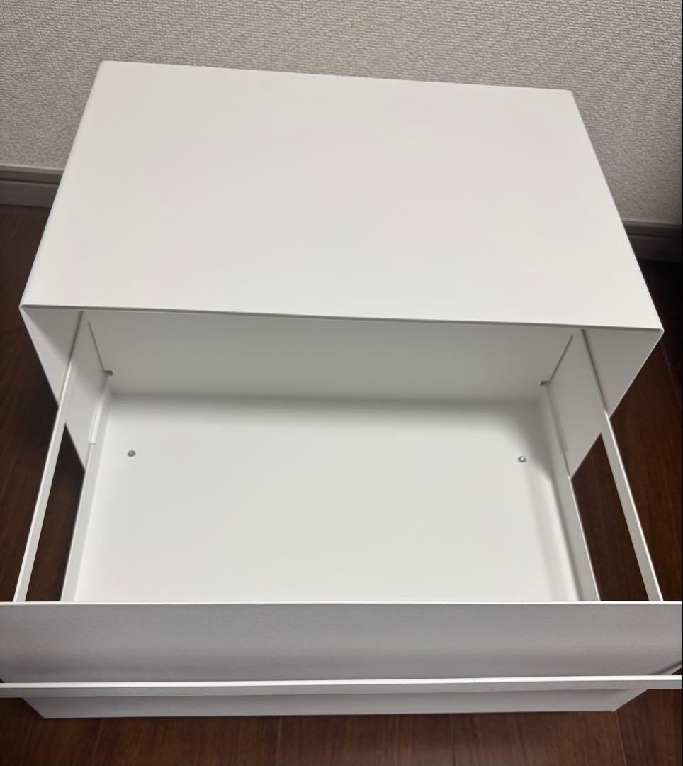 山崎実業 ブレッドケース 引き出し型2段 タワー tower ホワイト