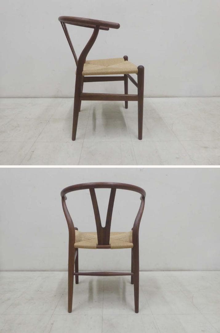 未使用品 正規品■カールハンセン＆サン■CH24 Yチェア ウォールナット材-4