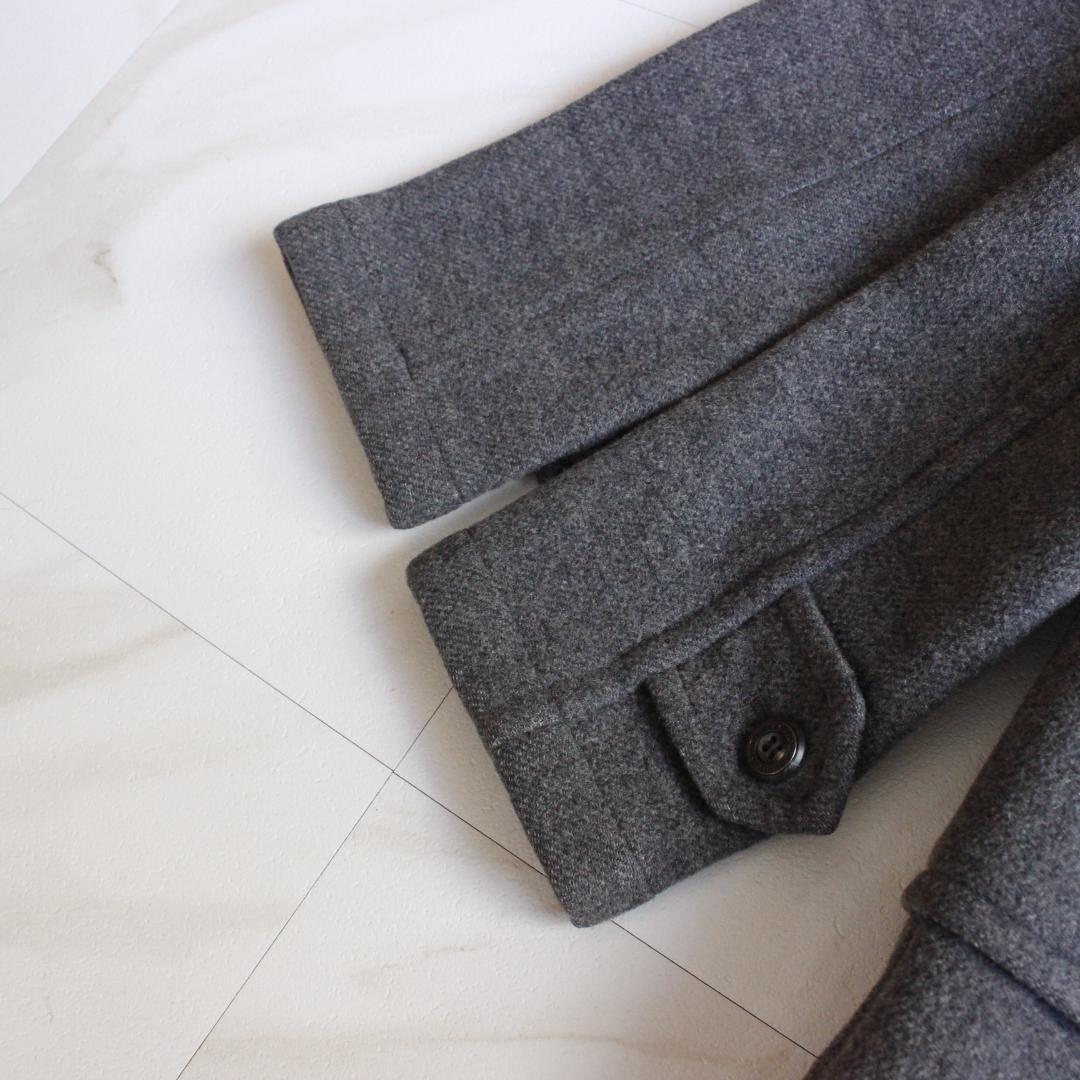 BURBERRY BLUE LABEL ノバチェックダッフルコート S ファー