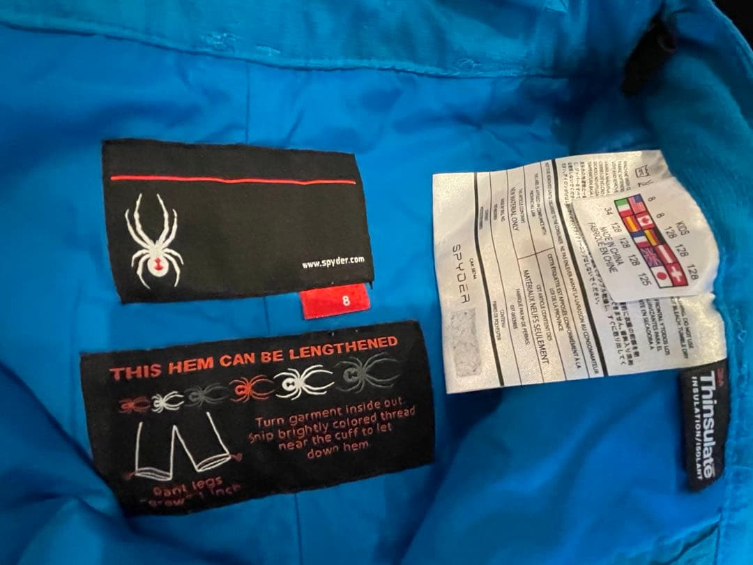 SPYDER スキーウェア 子ども用 125センチ