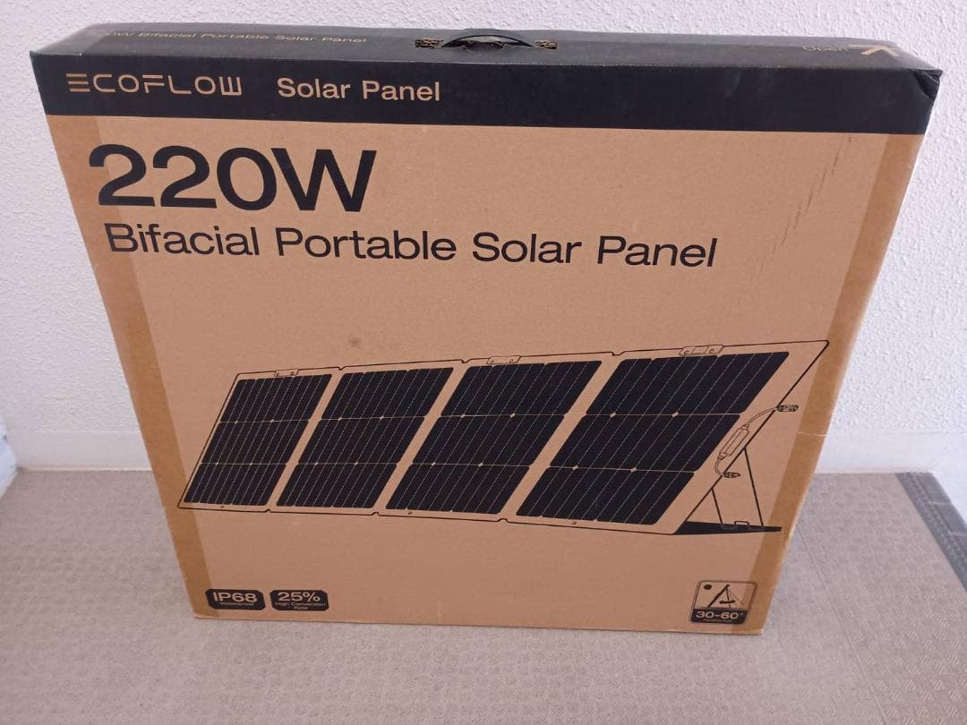 【未使用品】ECOFLOW ソーラーチャージャー Gen2 220W