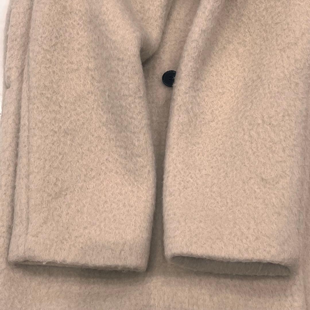 anuke アンヌークCollarless シャギーコート