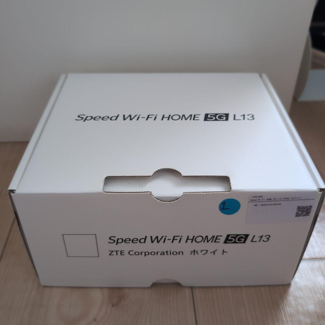 【hajikoba1809】Speed Wi-Fi  5G L13