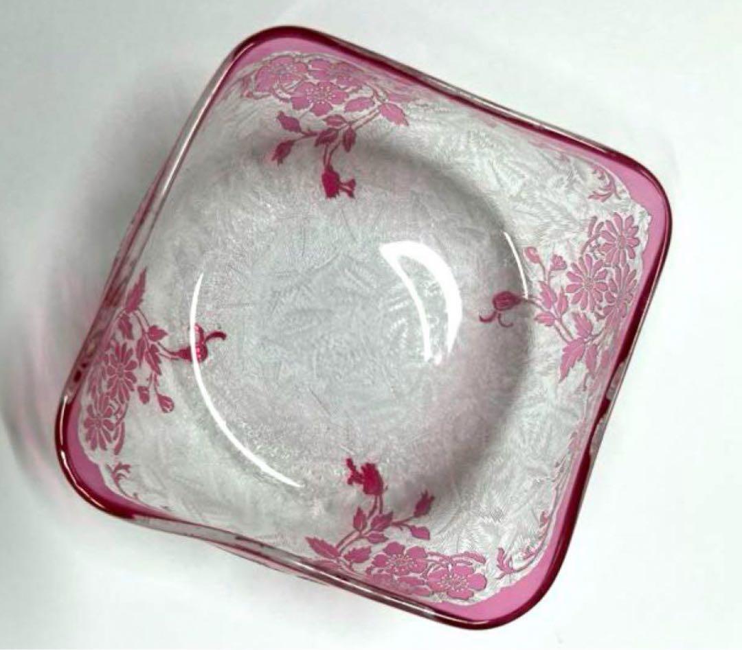 ★アンティークバカラ【Baccrat】★エグランチェ★ボール四角★11.3㎝★