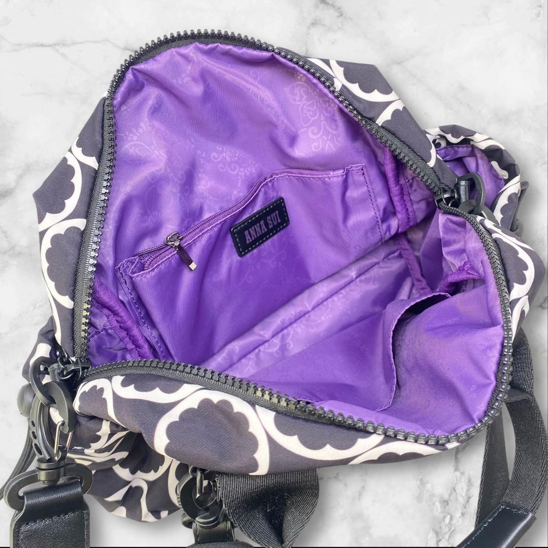 未使用 ANNA SUI ヴァケーション ミニボストンバッグ ブラック アナスイ