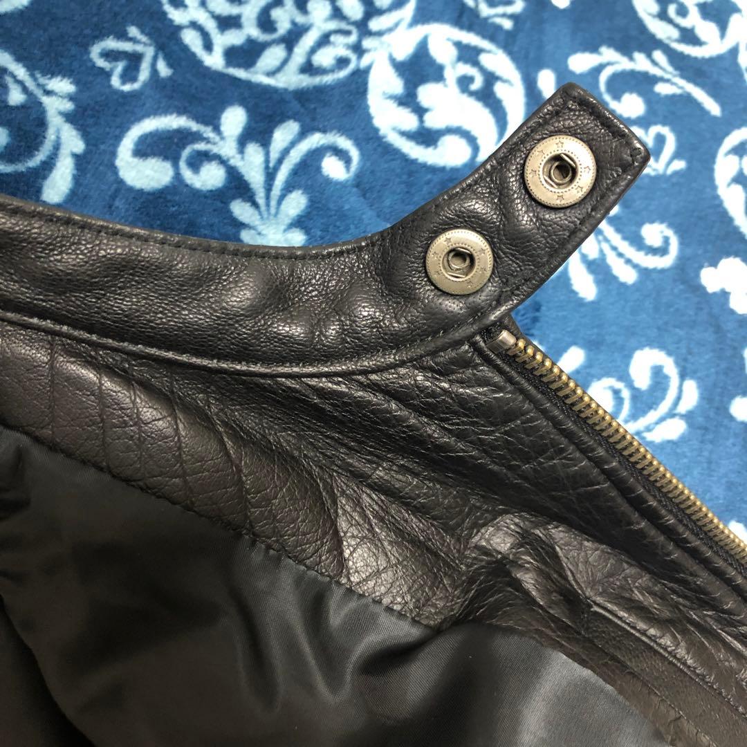 美品❗️duffer シングルライダース ジャケット ブラック 価格交渉あり❗️