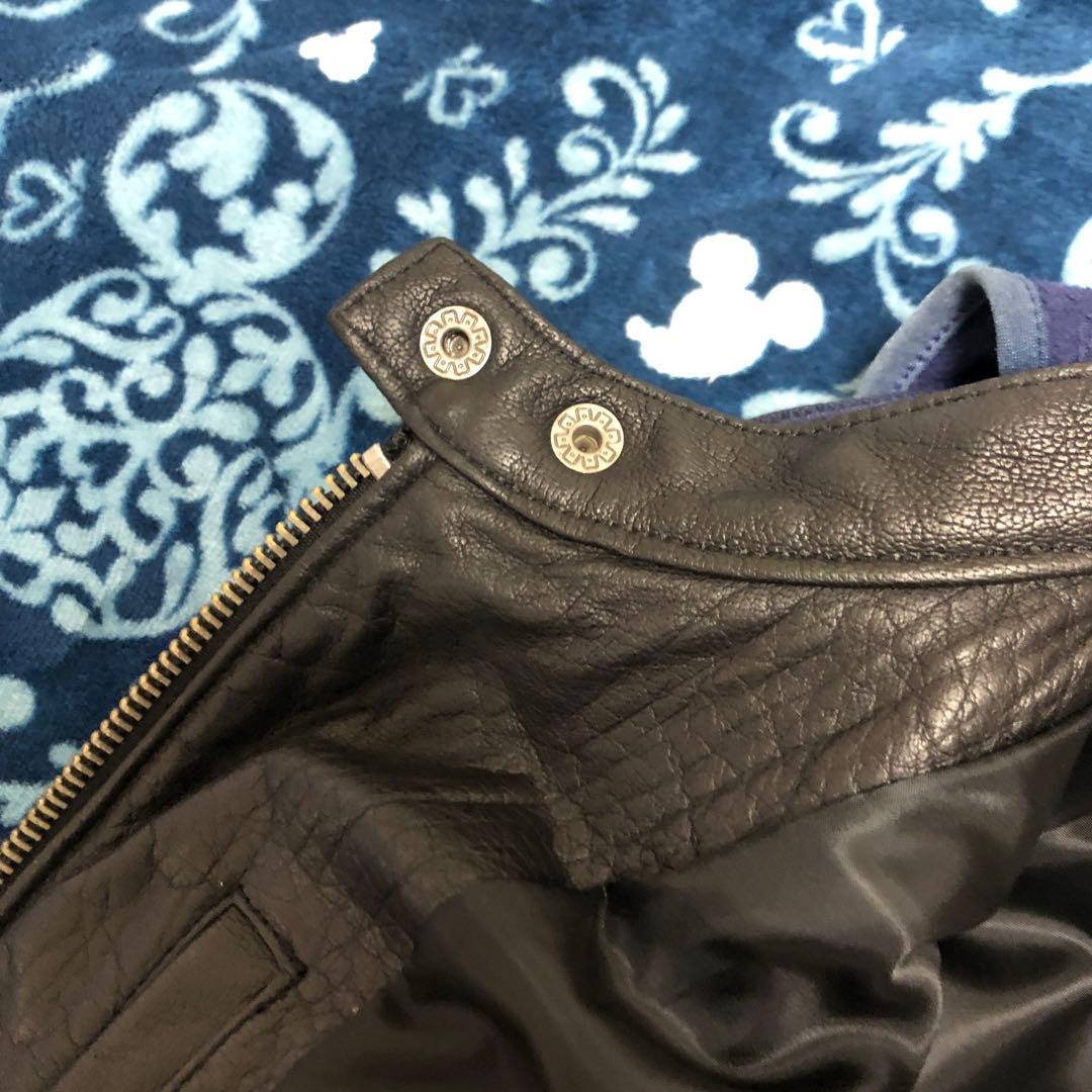 美品❗️duffer シングルライダース ジャケット ブラック 価格交渉あり❗️