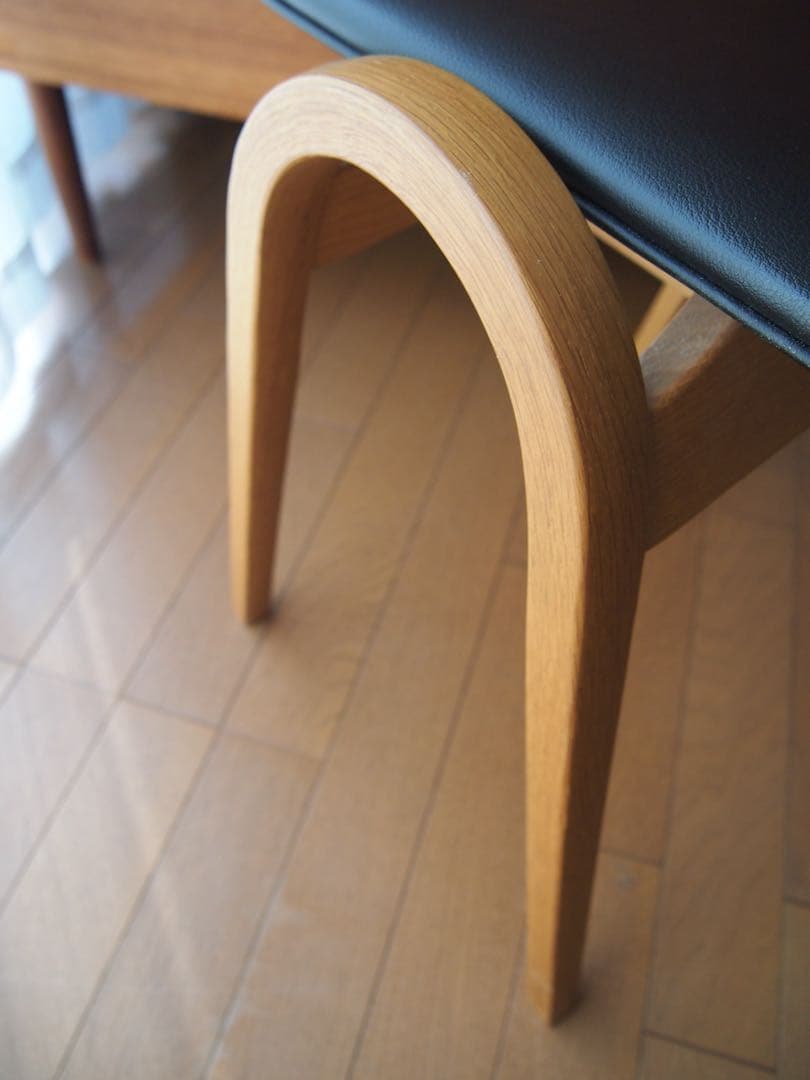 ミナペルホネン 秋田木工 剣持スツールE ナラ材 希少 タンバリン チェア 生地