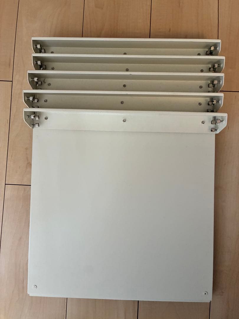 無印良品　スタッキングシェルフ　アクリル扉