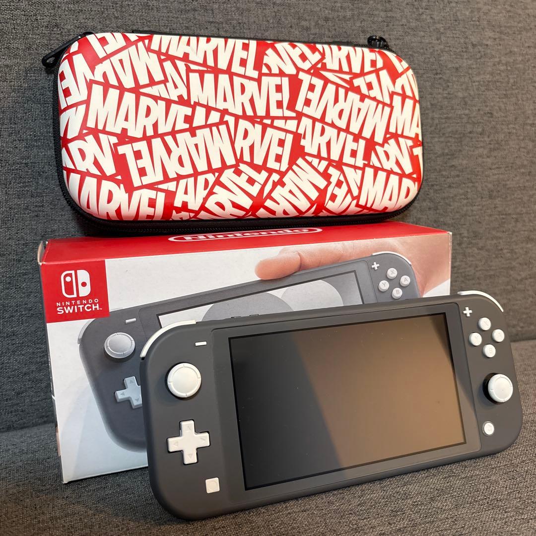 H*O様 Nintendo Switch Lite グレー + MARVELケー