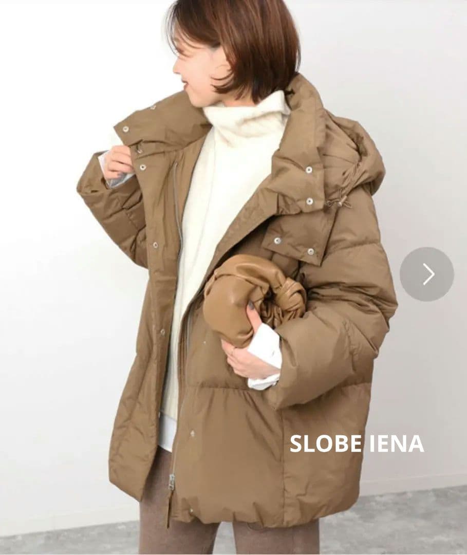 SLOBE IENA ☆フェザーライトパッファーダウン　size36