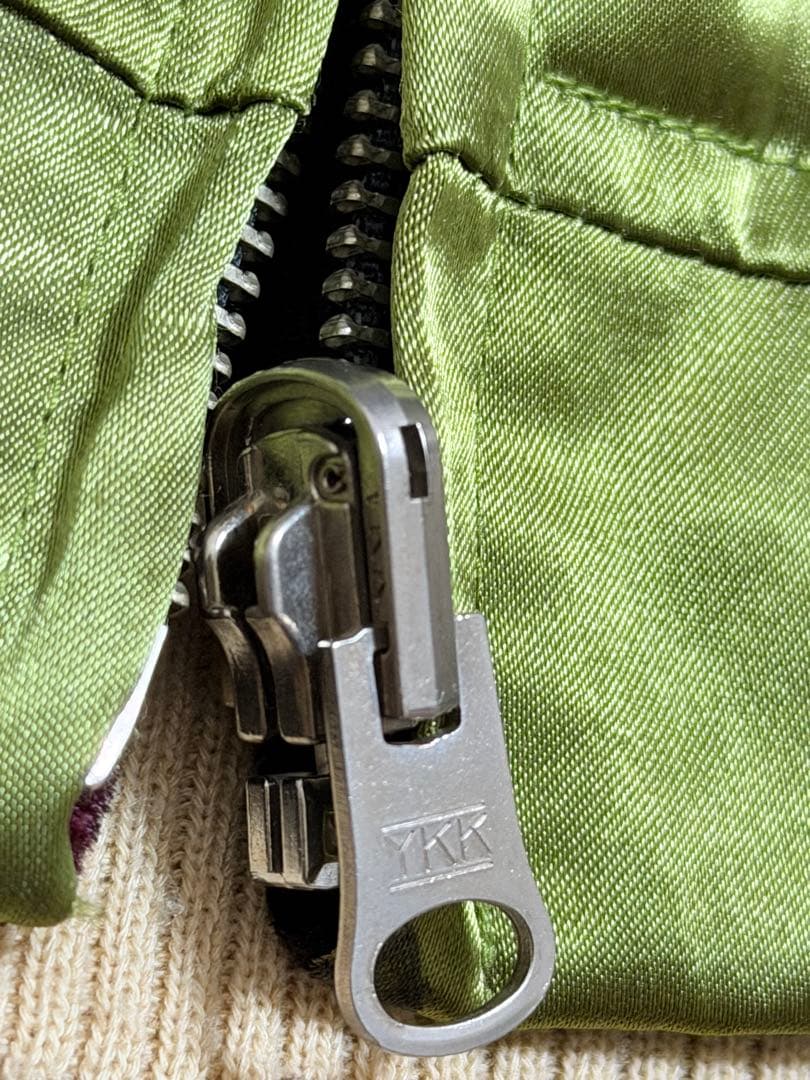 90s vintage 別珍 ２面用 ワシ 龍 日本 スカジャン unisex