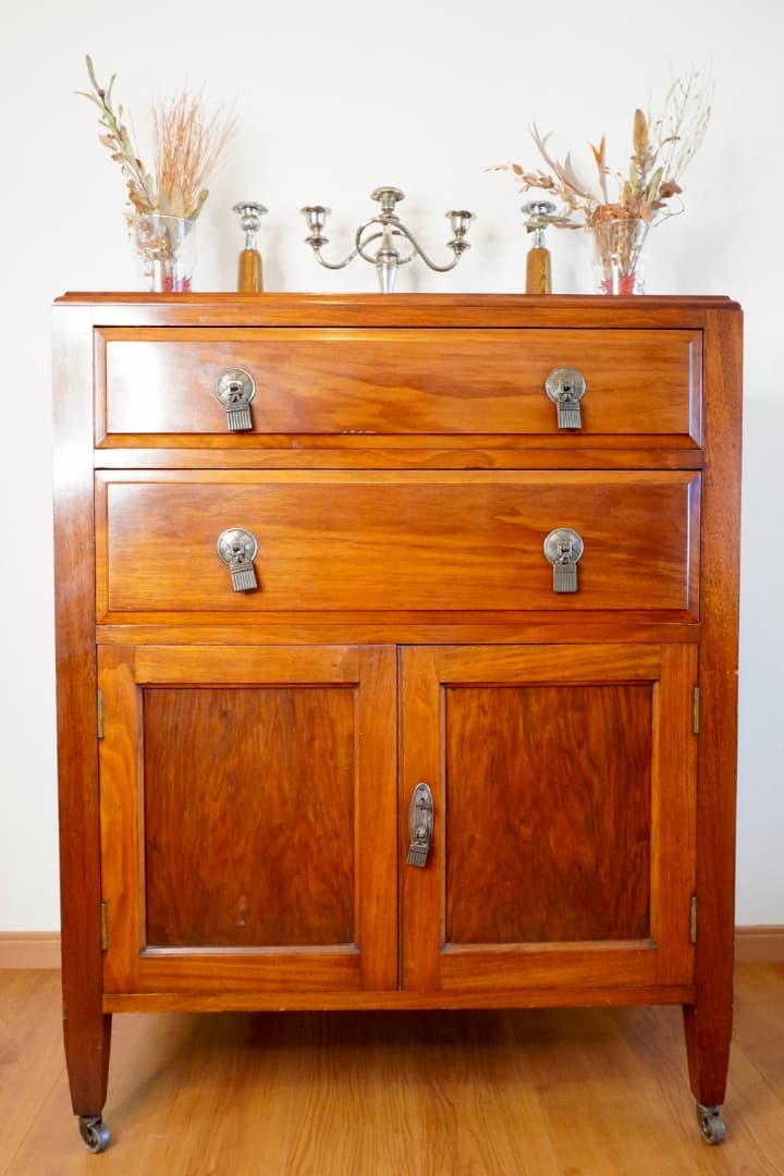 イギリス アンティーク カップボードチェスト