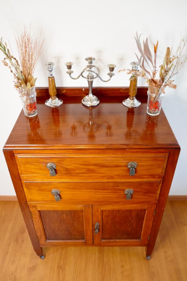 イギリス アンティーク カップボードチェスト