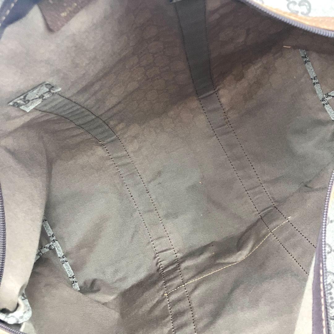 美品✨️グッチ 3028 GGスプリーム トートバッグ ボストン シェリーライン