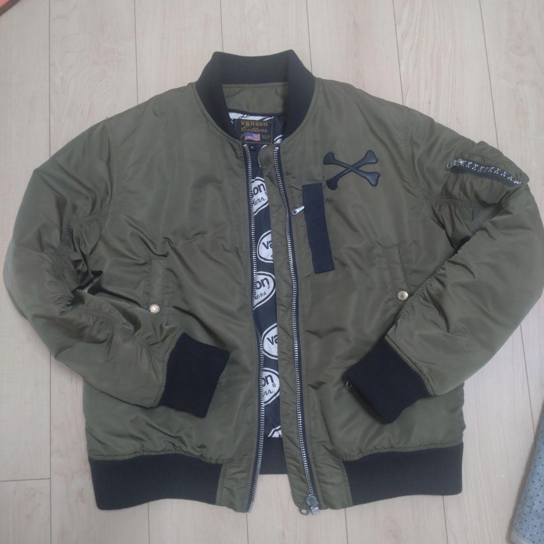 【再値下げ】バンソン　VANSON MA-1ジャケット XL