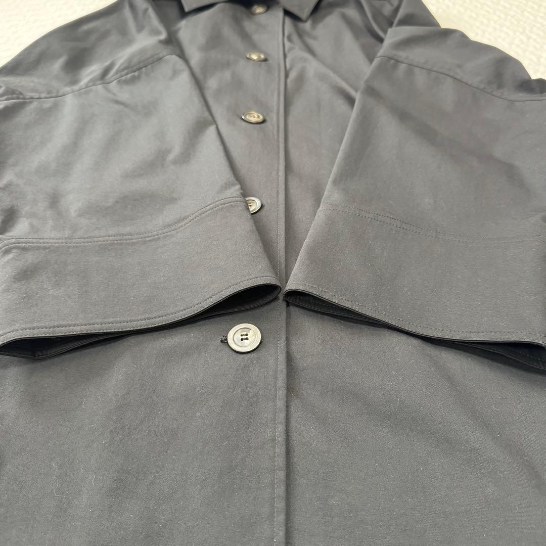 BLACK BY MOUSSY*big silhouette coat 黒