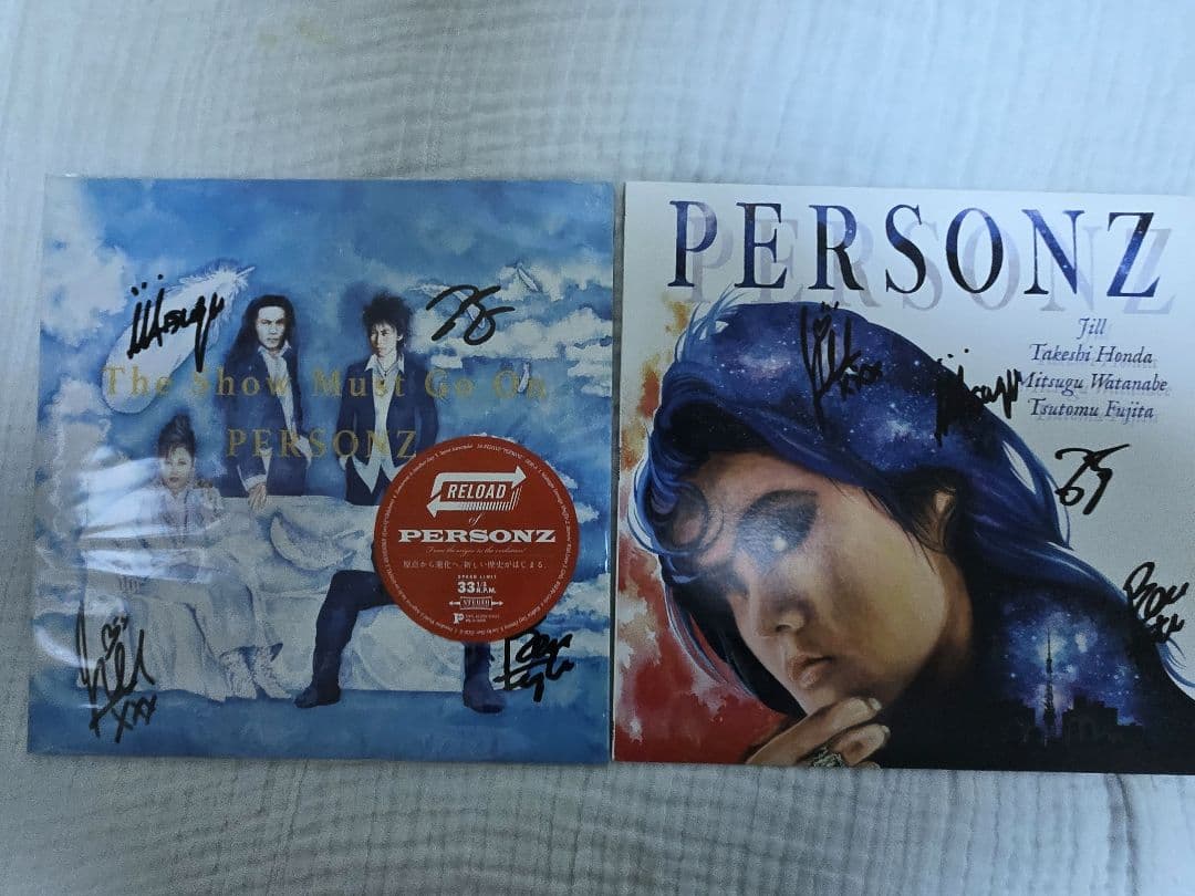 y*o様 サイン入り レコード2枚 パーソンズ PERSONZ レコードリロード