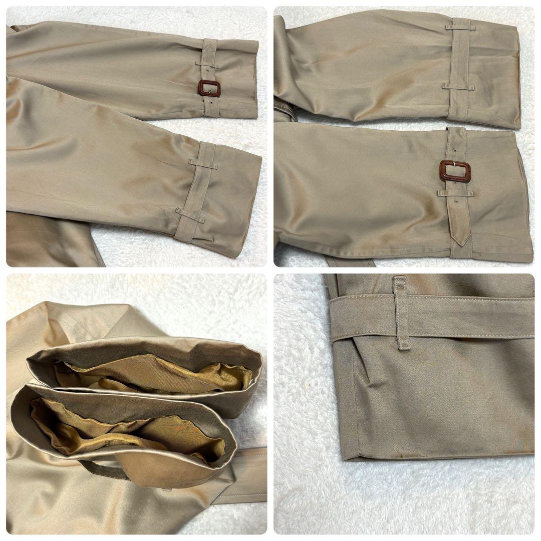 【希少・新品級】バーバリーズ 襟裏チェック ライナー付トレンチコート マキシ丈