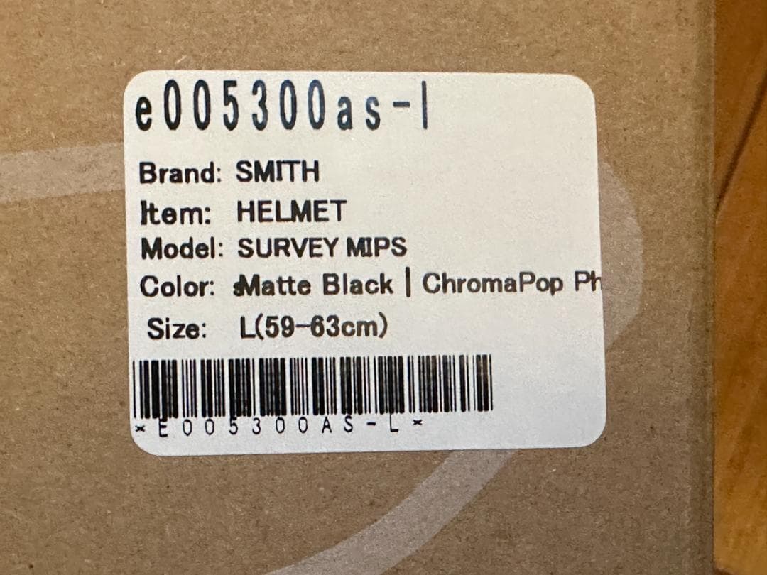 Smith Survey スキー・スノーボード用ヘルメット　Lサイズ