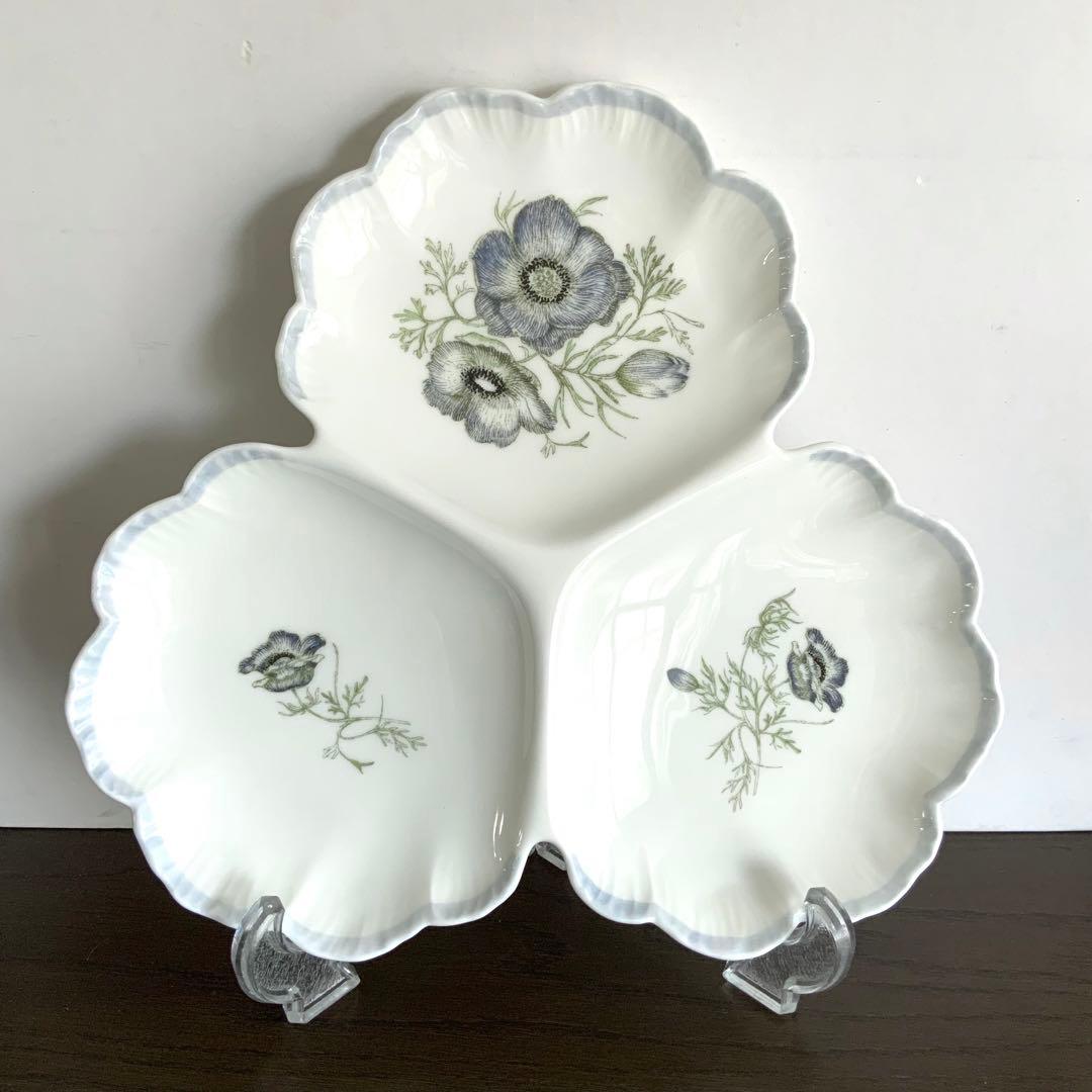 ウェッジウッド　スージークーパー　グレンミスト　プレート　黒壺