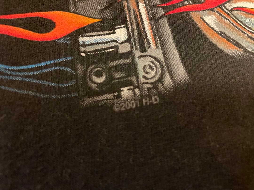 値下げ　Harley-Davidson 長袖カットソー ブラック