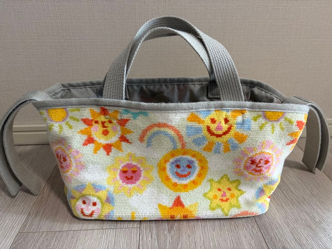 【美品】フェイラー　ニコニコタイヨウ　ベビーカーポーチ　FEILER