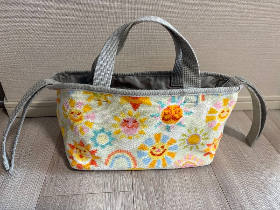 【美品】フェイラー　ニコニコタイヨウ　ベビーカーポーチ　FEILER