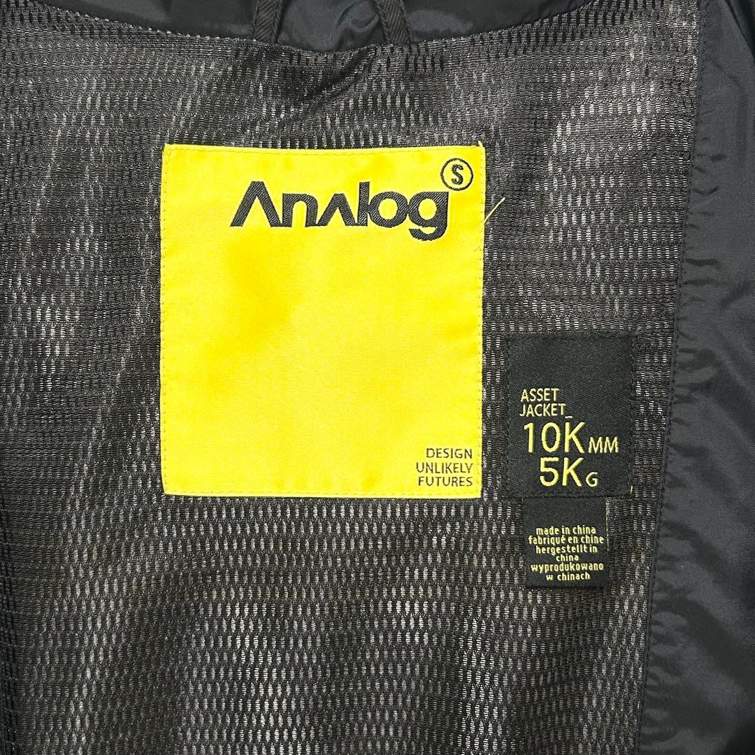 アナログ　バートン スノーボードウェア 上下セット 黒　ロゴ　ナイロン　【S】