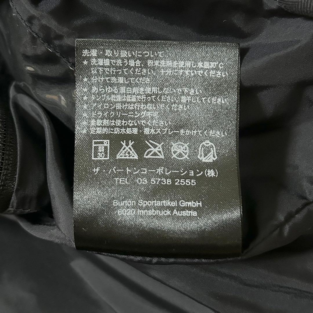 アナログ　バートン スノーボードウェア 上下セット 黒　ロゴ　ナイロン　【S】