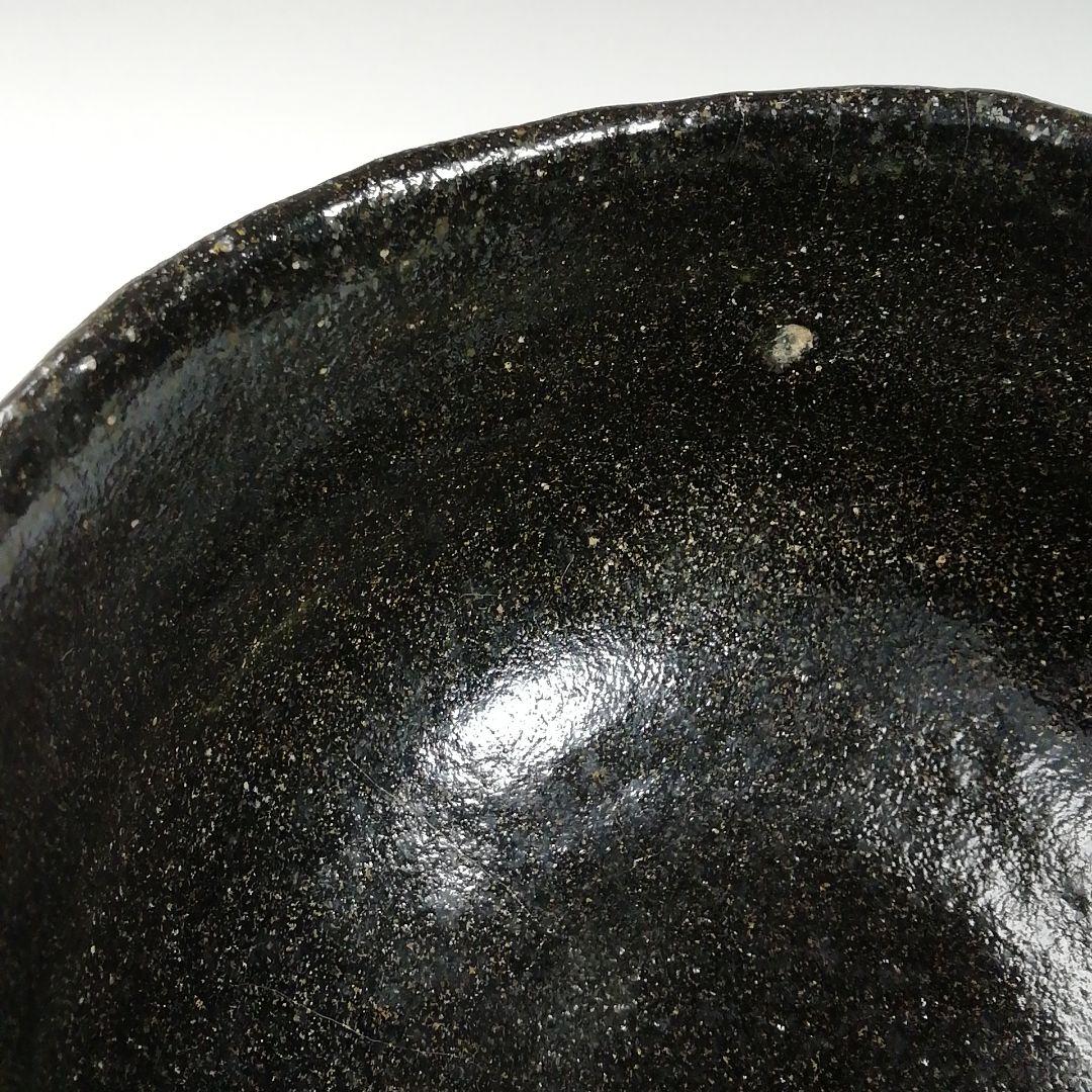 Ｗ１８４　茶碗　『黒楽茶碗』『佐々木昭楽 造』　共箱　抹茶碗　茶道具