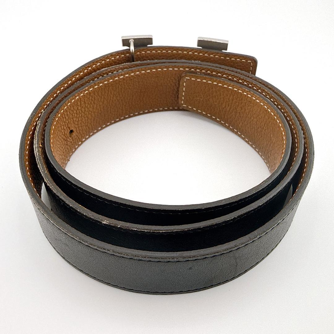 良品【HERMÈS／エルメス】コンスタンス ベルト 95 □R 穴増設あり