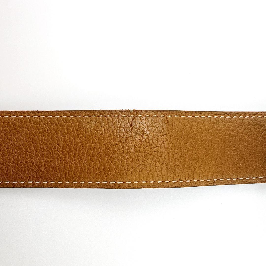 良品【HERMÈS／エルメス】コンスタンス ベルト 95 □R 穴増設あり