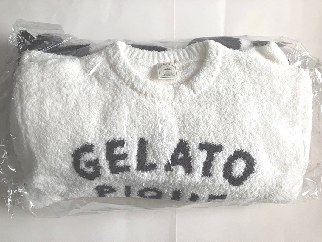 ジェラートピケ パウダーロゴジャガードプルオーバー&ロングパンツセット