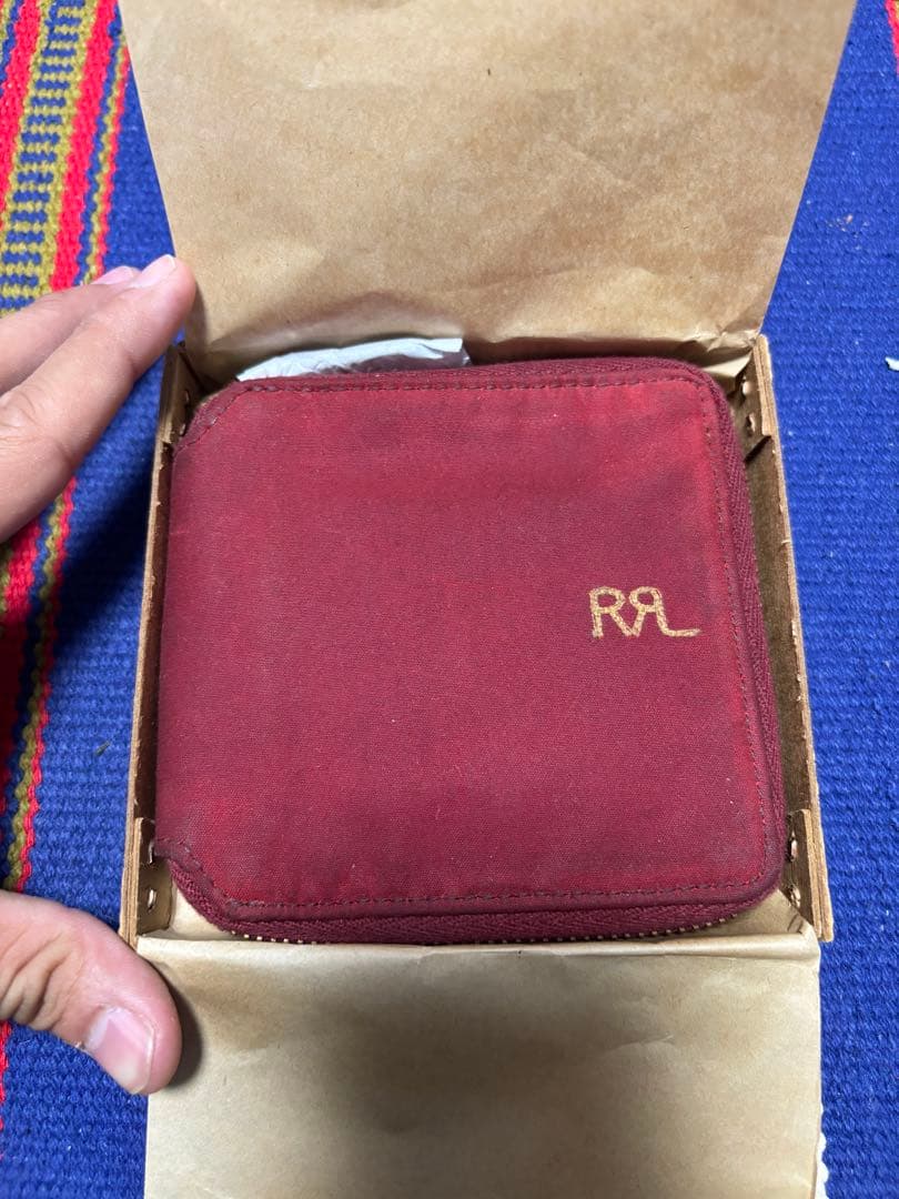 RRL オイルクロスウォレット　二つ折り財布