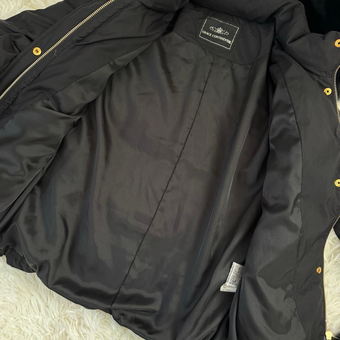 美品✨GRACE CONTINENTAL ファー付ショートダウンジャケット