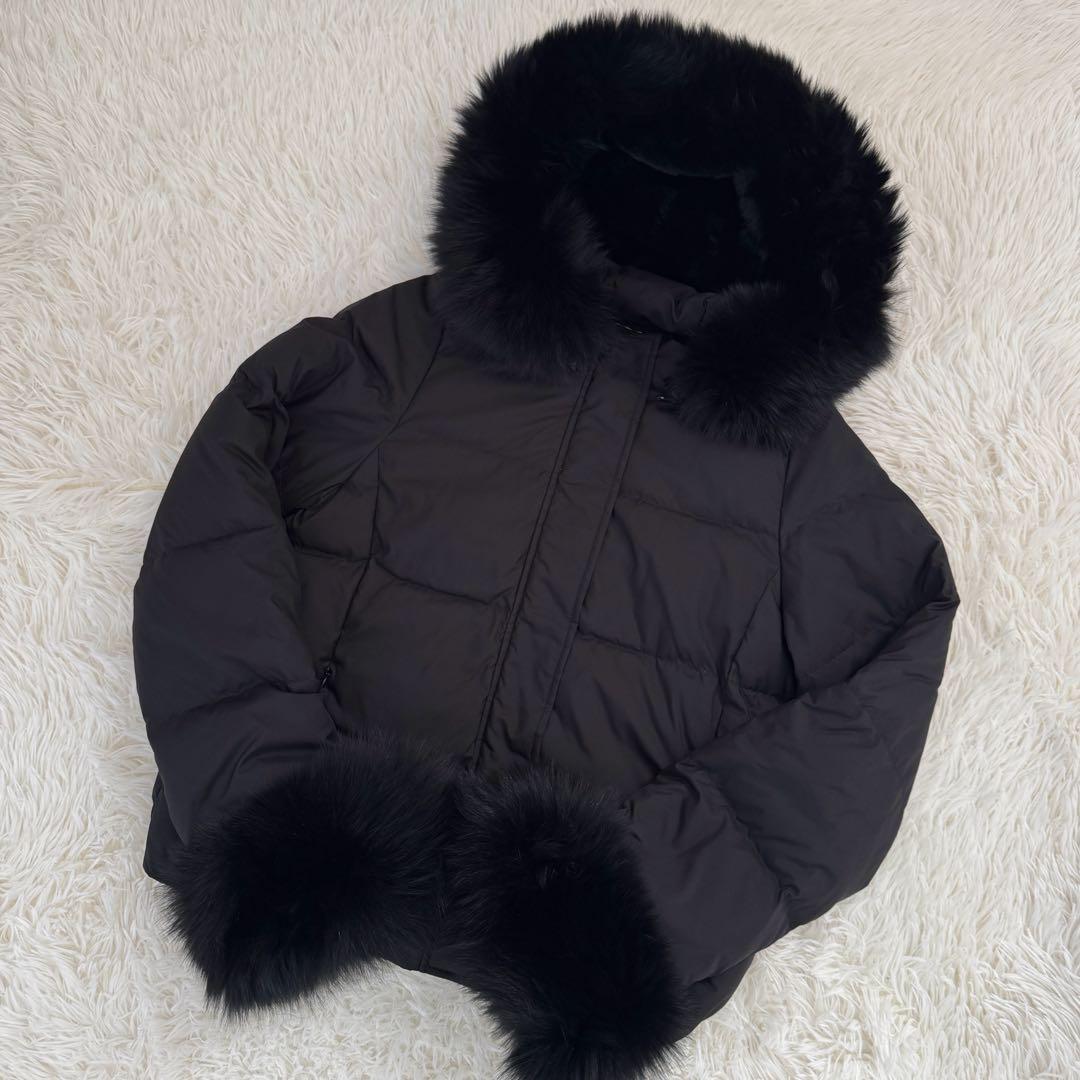 美品✨GRACE CONTINENTAL ファー付ショートダウンジャケット