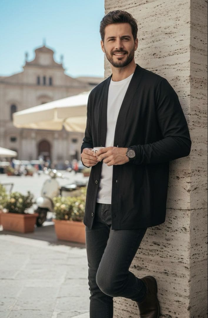 ZARAテクニカル リラックスフィットブレザー ブラックザラカーディガン新品XL