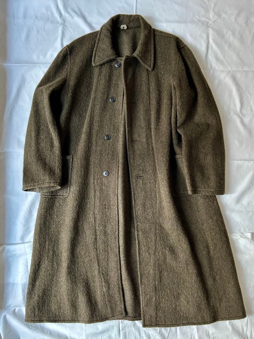 ビンテージ 50年代 ブルガリア軍 ウール ステンカラーコート