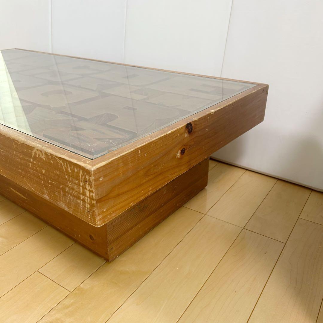 【送料込み】　クラッシュゲート ABCセンターテーブル アルファベット　関家具①