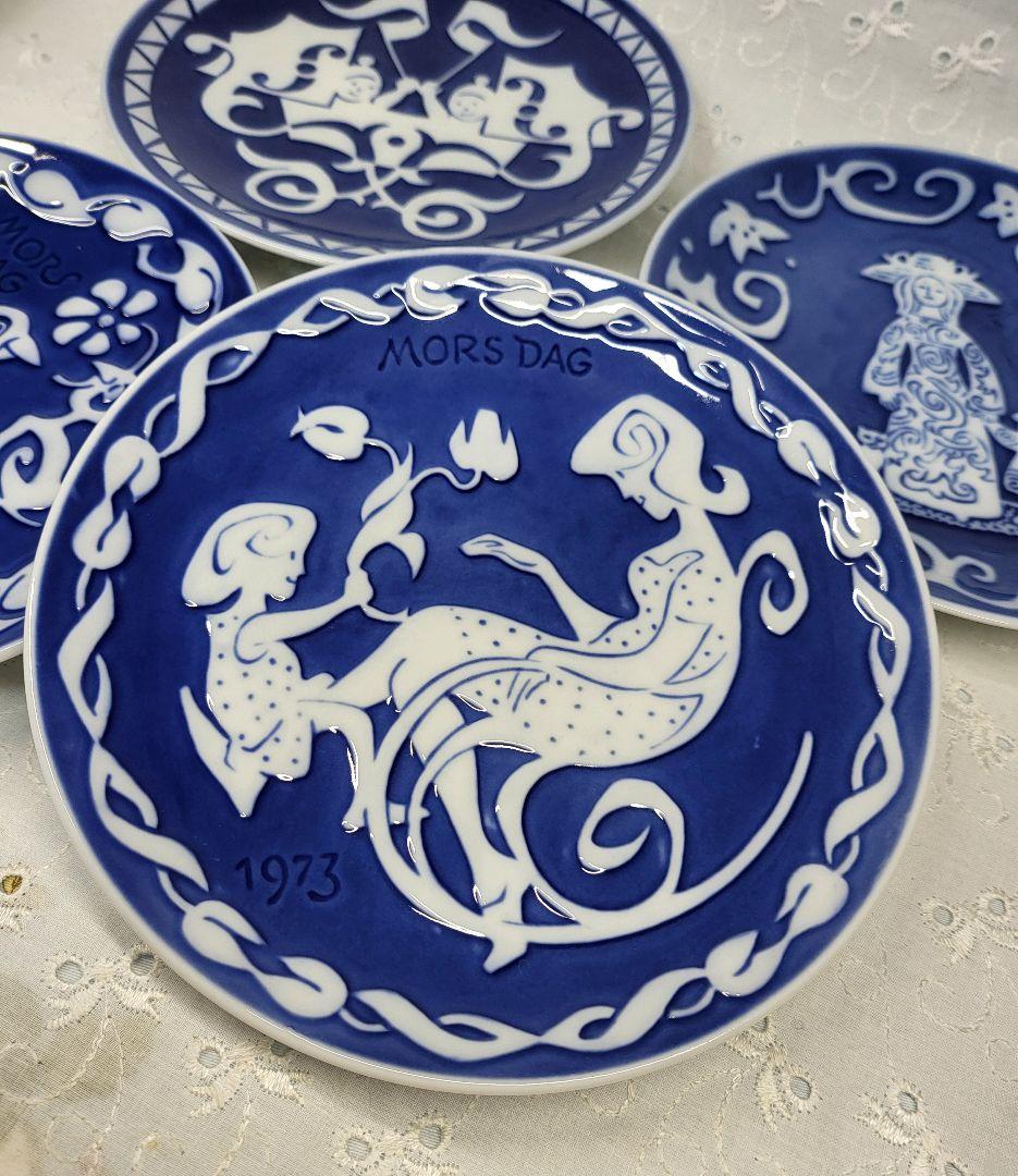 希少✨ロイヤルコペンハーゲン　マザーズデイ プレート 4枚 飾り皿 母の日