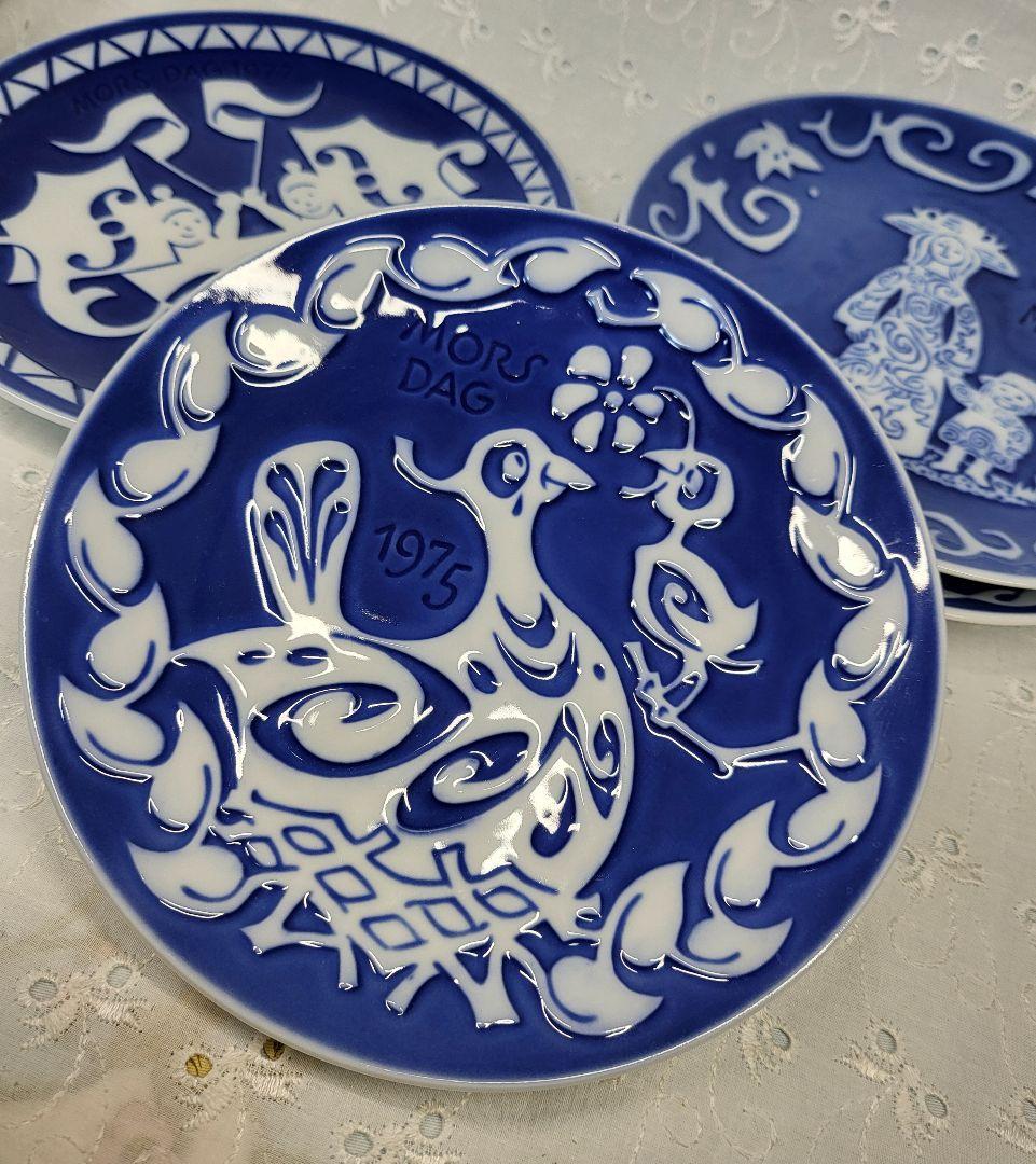 希少✨ロイヤルコペンハーゲン　マザーズデイ プレート 4枚 飾り皿 母の日