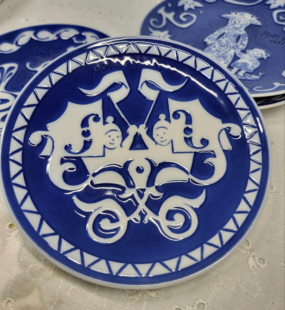 希少✨ロイヤルコペンハーゲン　マザーズデイ プレート 4枚 飾り皿 母の日