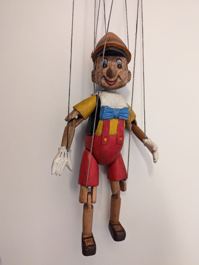 ピノキオ あやつり人形 木製 ヴィンテージ