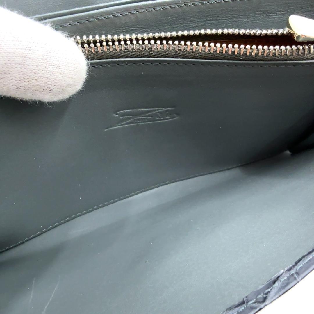 ◇ゼルパリ◇クロコ×レザー/ロングウォレット/長財布